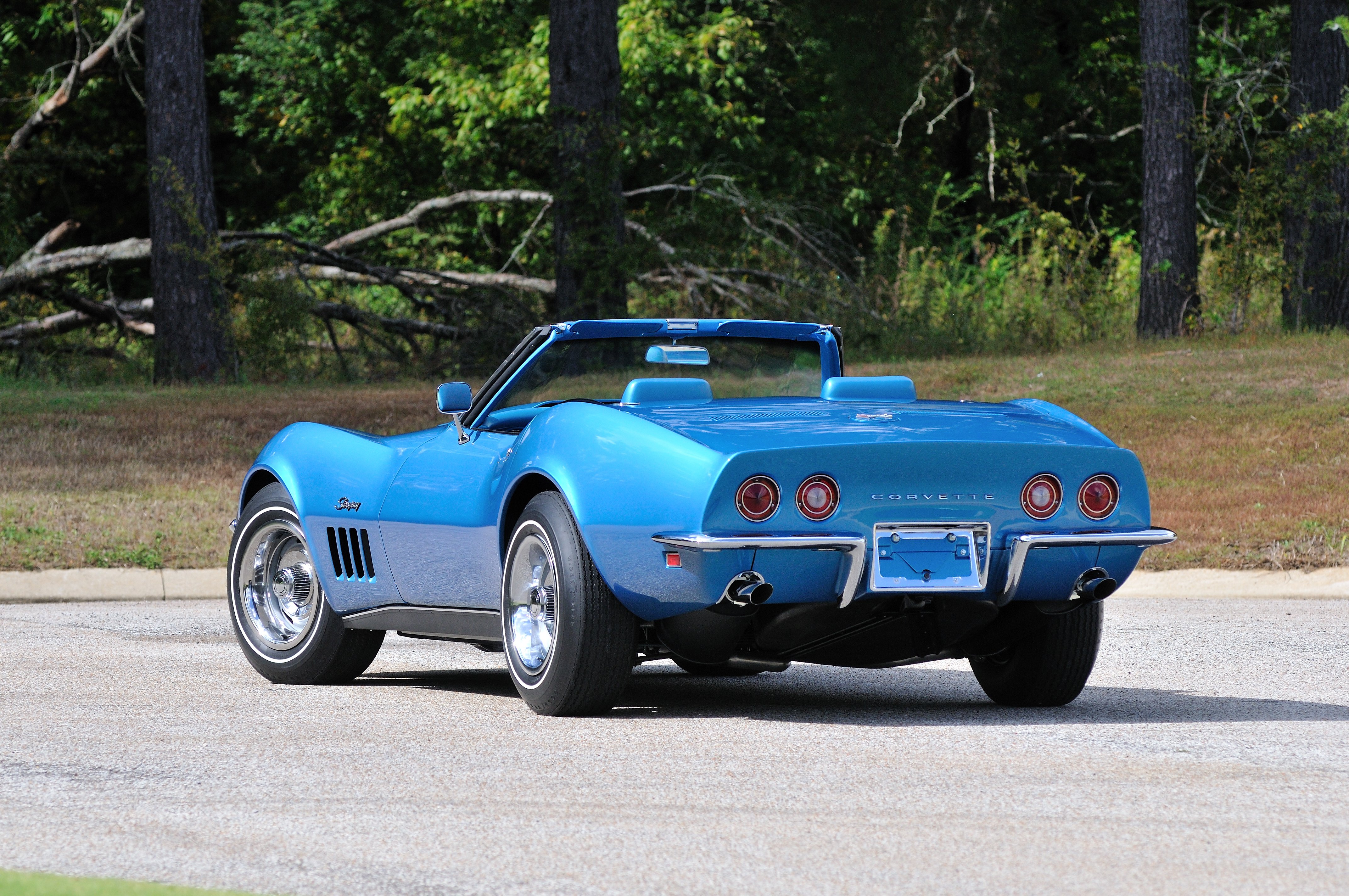 1969, Chevrolet, Corvette, Stingray, L88, Convertible, Blue, Muscle, Classic, Usa, 4288x2848 03 Wallpaper