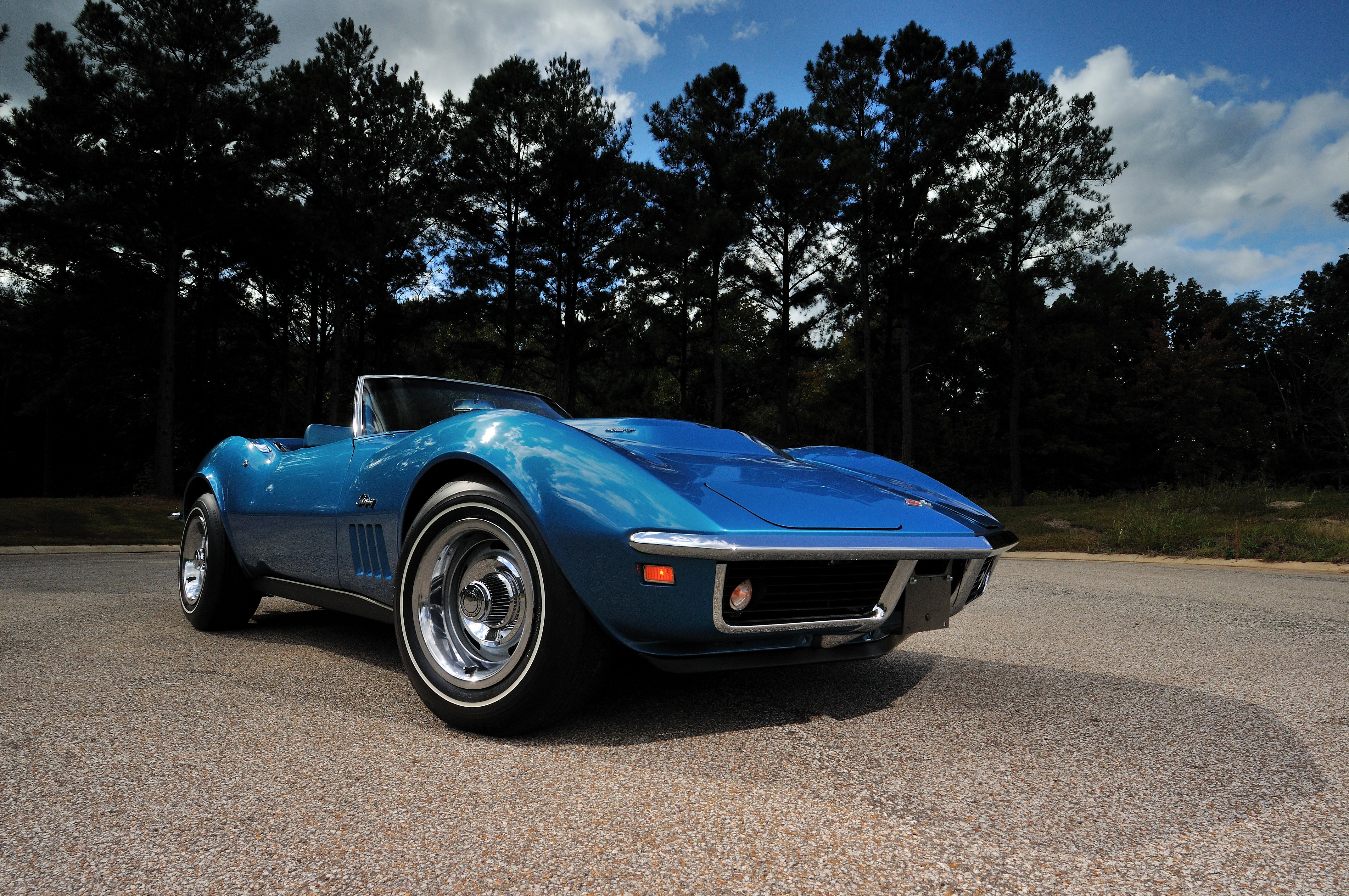 1969, Chevrolet, Corvette, Stingray, L88, Convertible, Blue, Muscle, Classic, Usa, 4288x2848 05 Wallpaper