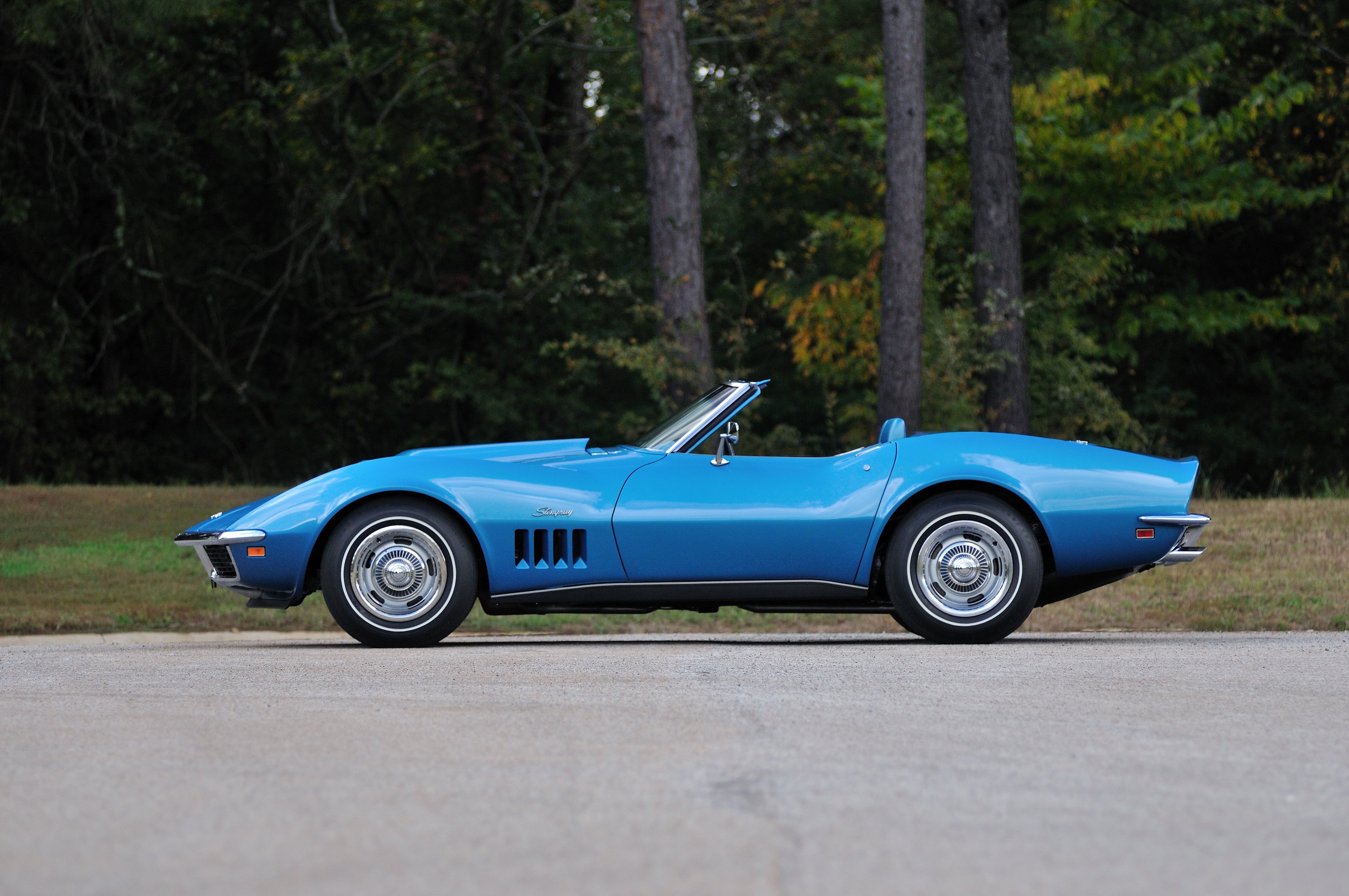 1969, Chevrolet, Corvette, Stingray, L88, Convertible, Blue, Muscle, Classic, Usa, 4288x2848 09 Wallpaper