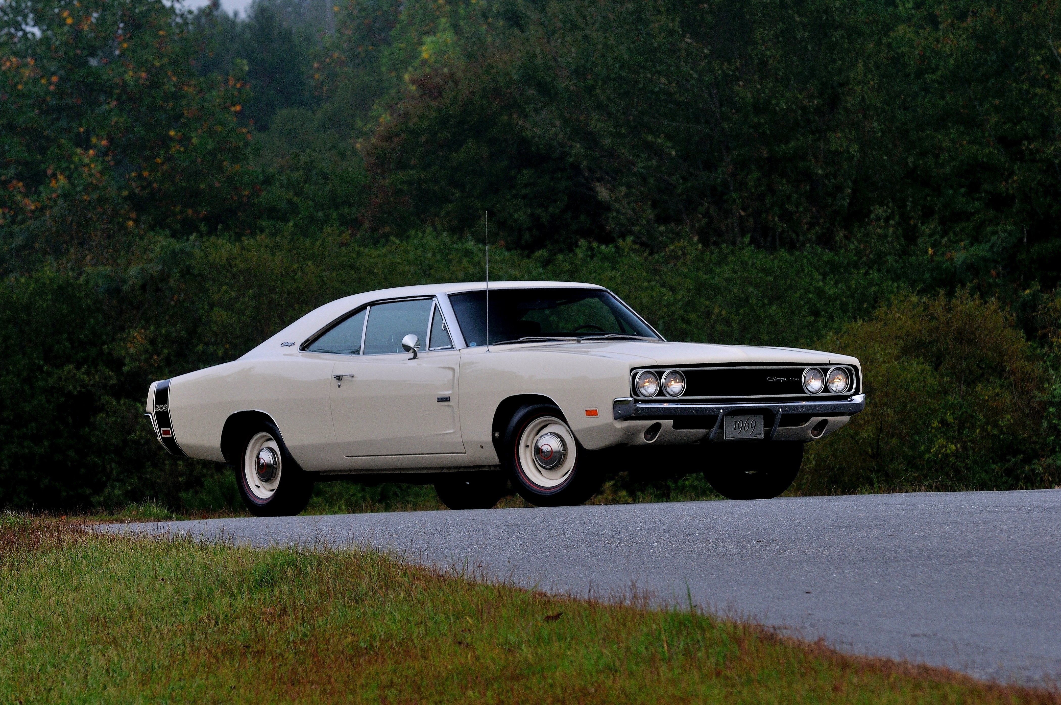 1969, Dodge, Hemi, Charger, Rt, 500, White, Muscle, Classic, Usa, 4200x2790 05 Wallpaper