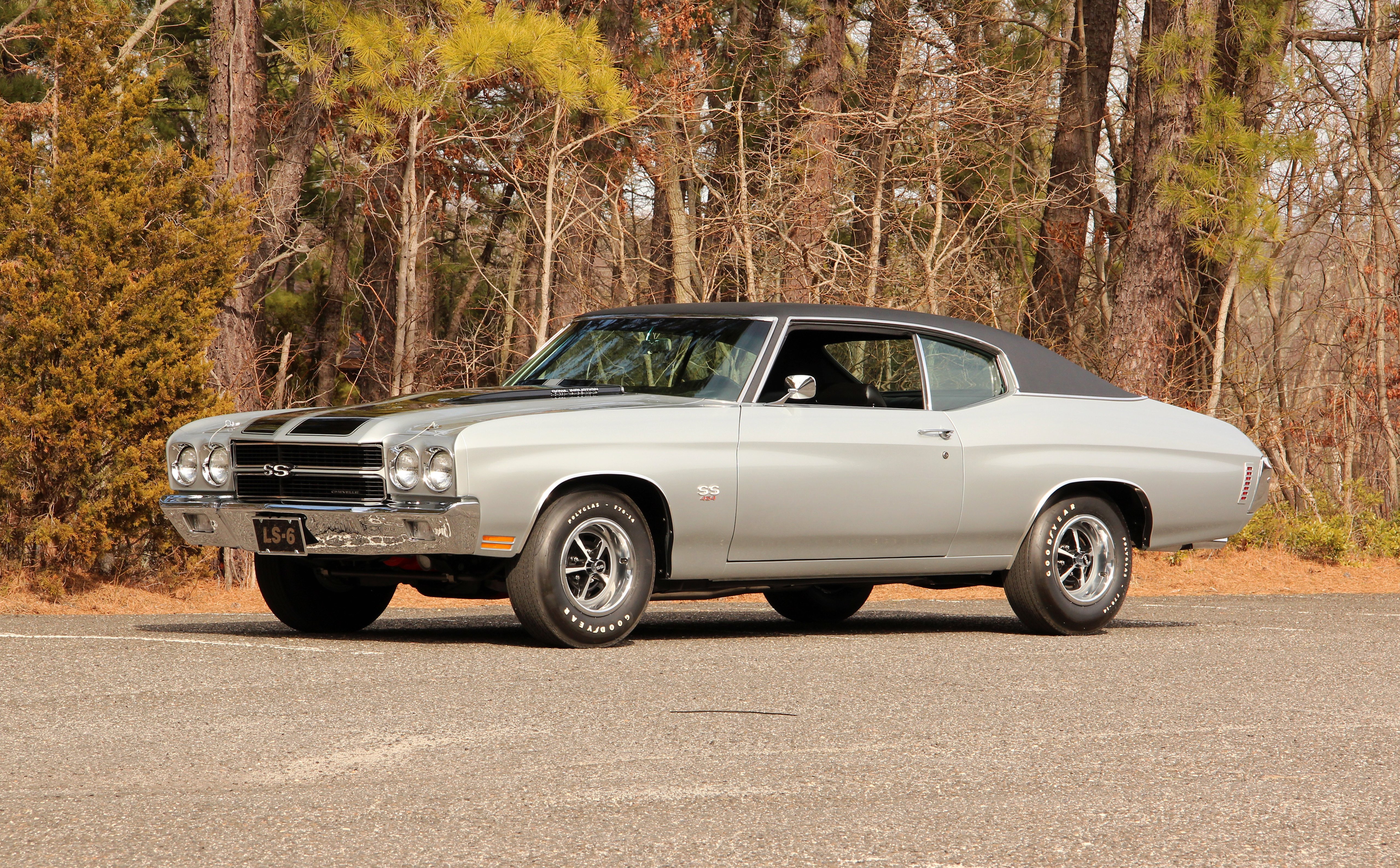1970, Chevrolet, Chevelle, Ss, 454, Ls, 6, Silver, Muscle, Classic, Usa, 5120x3170 01 Wallpaper