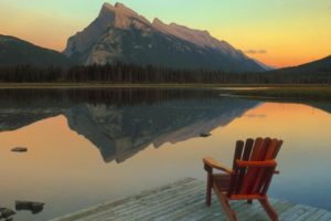 landscapes, Canada, Escape, Lakes, Banff, National, Park, National, Park, Mount