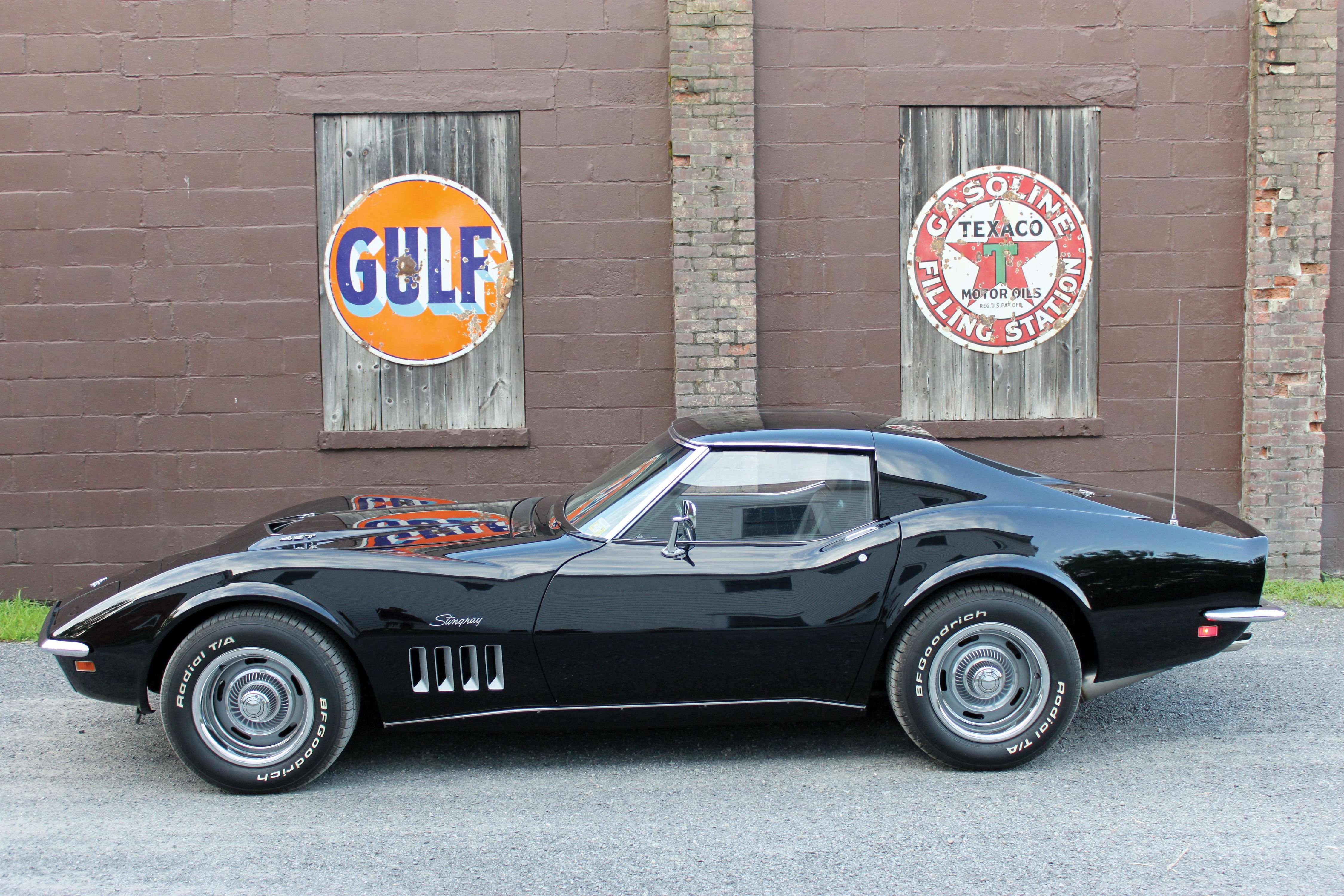 1971, Chevrolet, Chevy, Corvette, Stingray, Z26, Black, Muscle, Classic, Usa, 4500x3000 01 Wallpaper