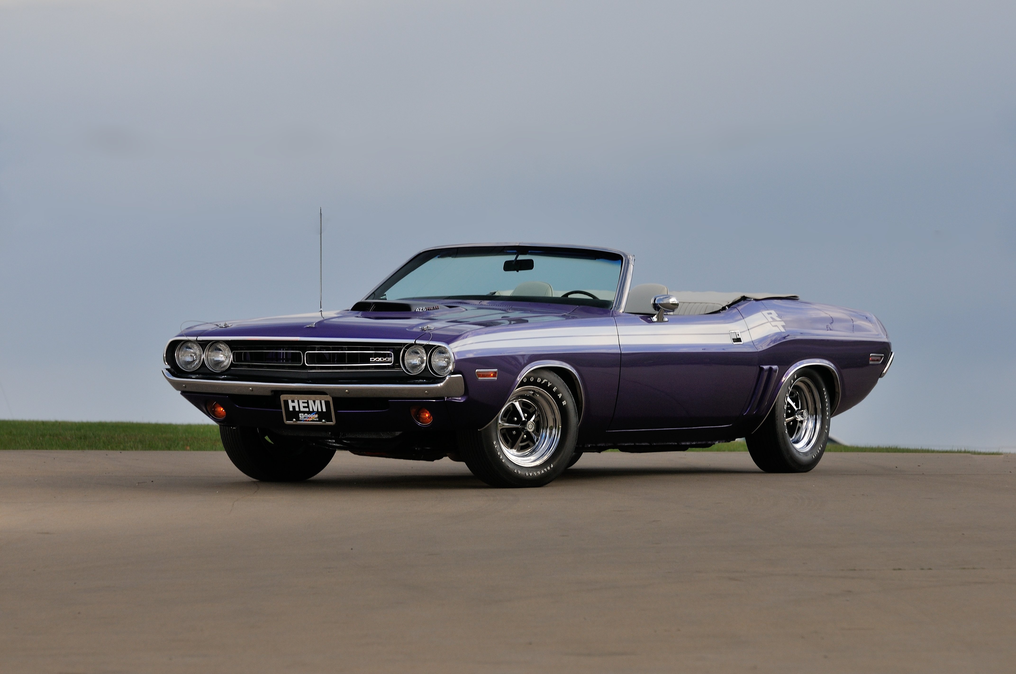 1971, Dodge, Challenger, Rt, Convertible, Muscle, Classic, Old, Usa, 4288x2848 01 Wallpaper