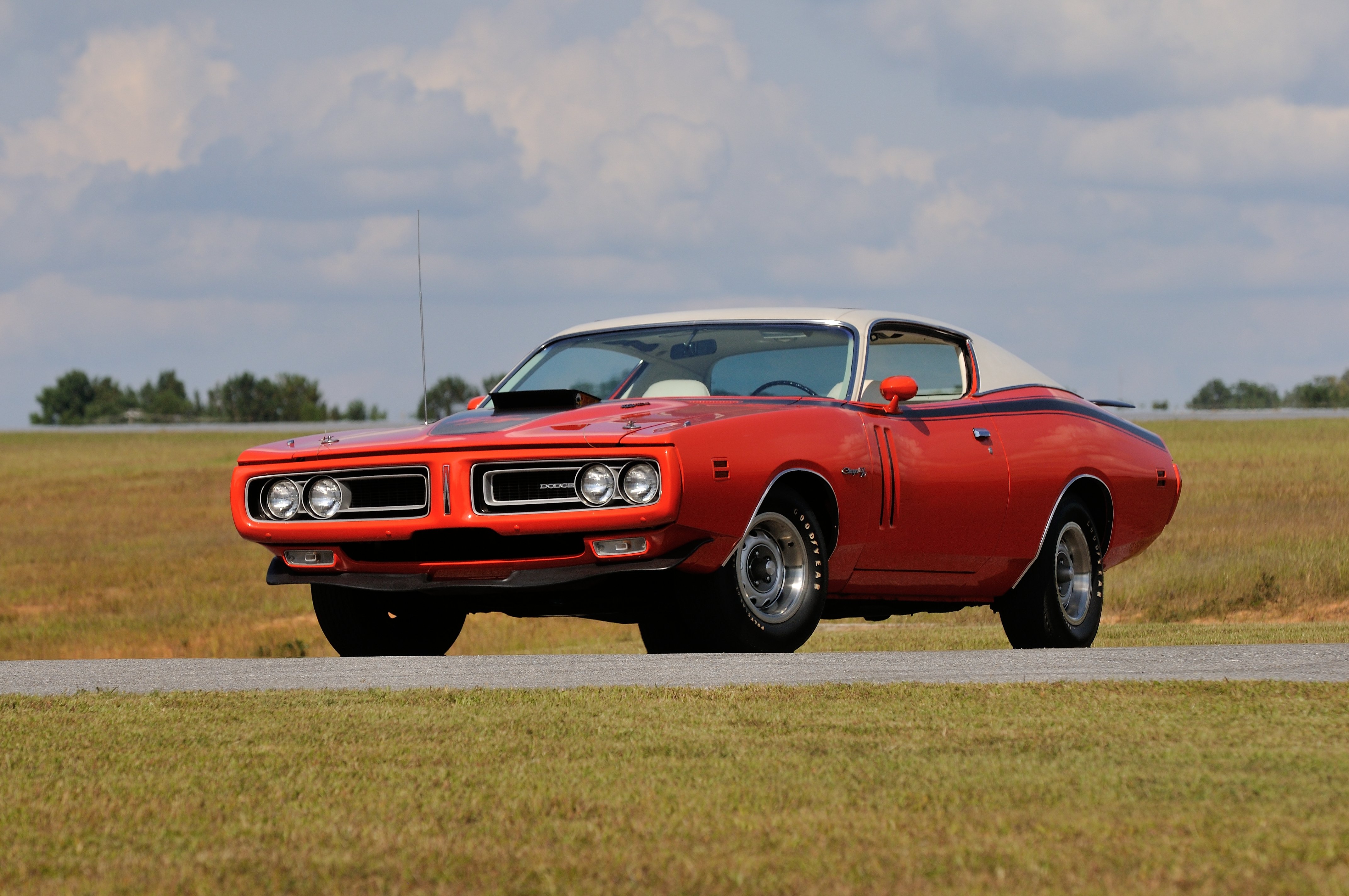 1971, Dodge, Hemi, Charger, Rt, Sunroof, Red, Muscle, Classic, Old, Usa, 4288x2848 01 Wallpaper