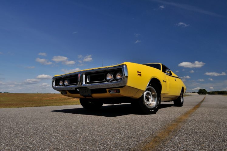 1971, Dodge, Hemi, Charger, Rt, Yellow, Muscle, Classic, Old, Usa, 4288×2848 04 HD Wallpaper Desktop Background