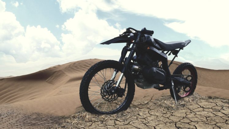 clouds, Desert, Motorbikes HD Wallpaper Desktop Background