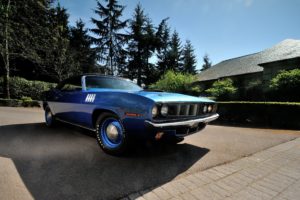 1971, Plymouth, Hemi, Cuda, Convertible, Muscle, Classic, Old, Blue, Usa, 4200×2790 06