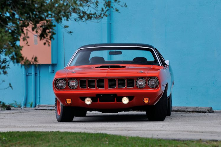 1971, Plymouth, Hemi, Cuda, Muscle, Classic, Old, Red, Usa, 4200×2790 15 HD Wallpaper Desktop Background