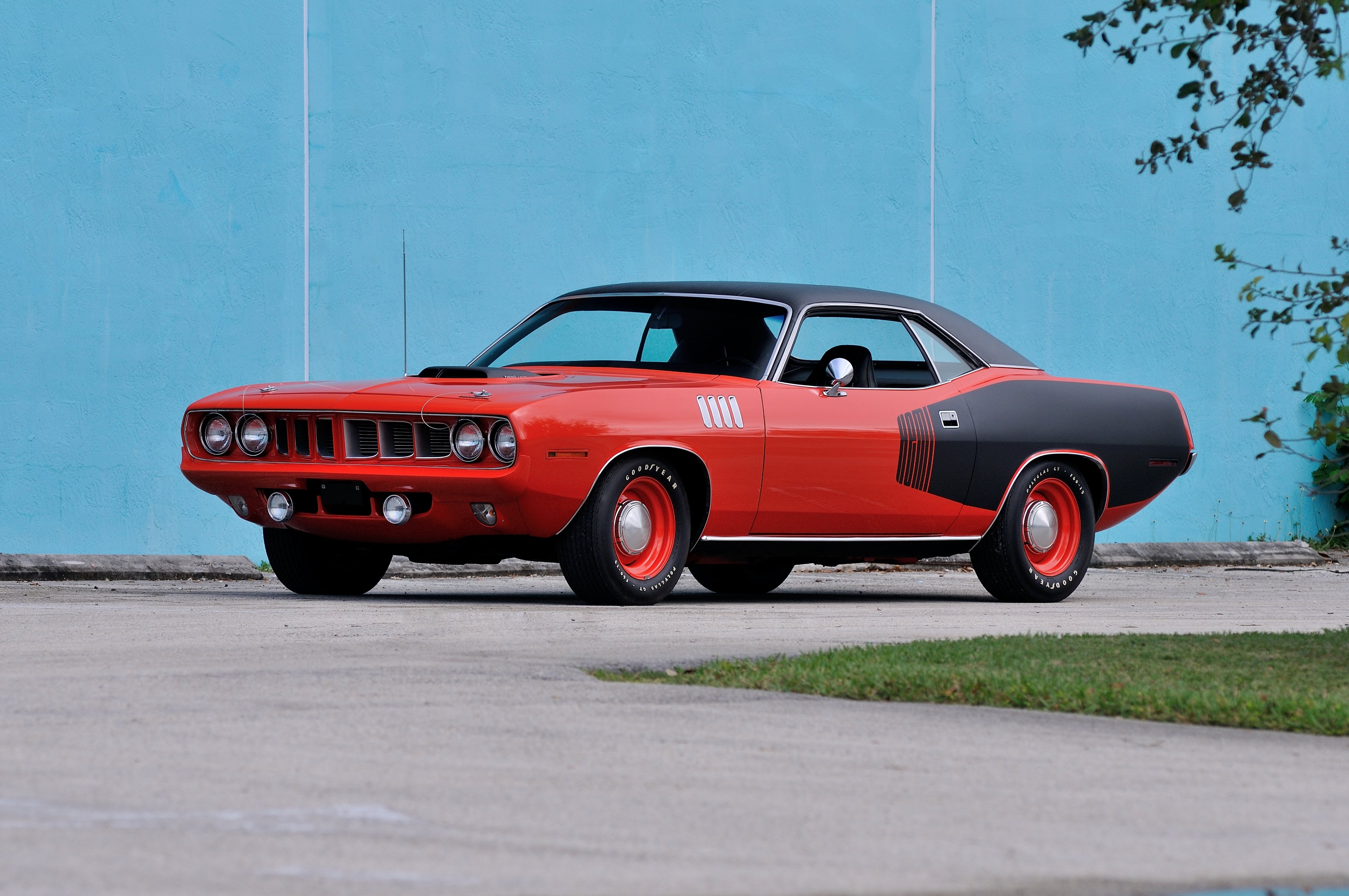 1971, Plymouth, Hemi, Cuda, Muscle, Classic, Old, Red, Usa, 4200x2790 17 Wallpaper