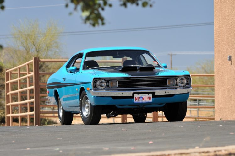 1972, Dodge, Demon, Gss, Muscle, Classic, Blue, Old, Usa, 4200×2790 02 HD Wallpaper Desktop Background