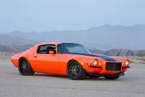 1973, Chevrolet, Chevy, Camaro, Hot, Street, Rod, Muscle, Orange, Usa, 4200x2800