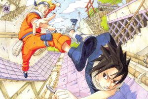 anime, Series, Naruto, Character, Sasuke, Fight