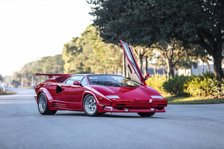 1989, Lamborghini, Countach, 25th, Anniversary, Supercar, 4200×2800 03 HD Wallpaper Desktop Background