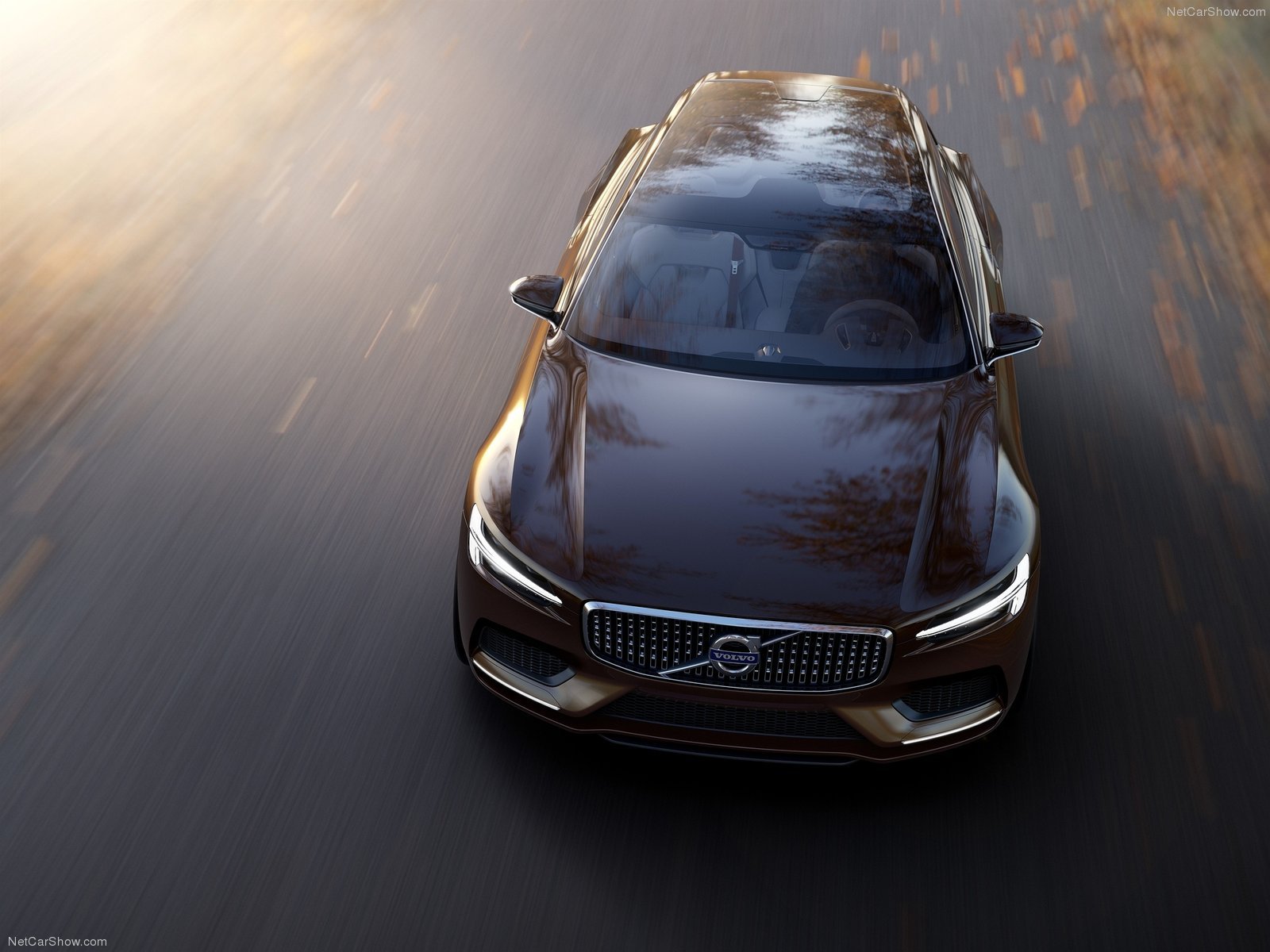 2014, Brown, Cars, Concept, Estate, Motors, Road, Speed, Volvo, Wagon Wallpaper