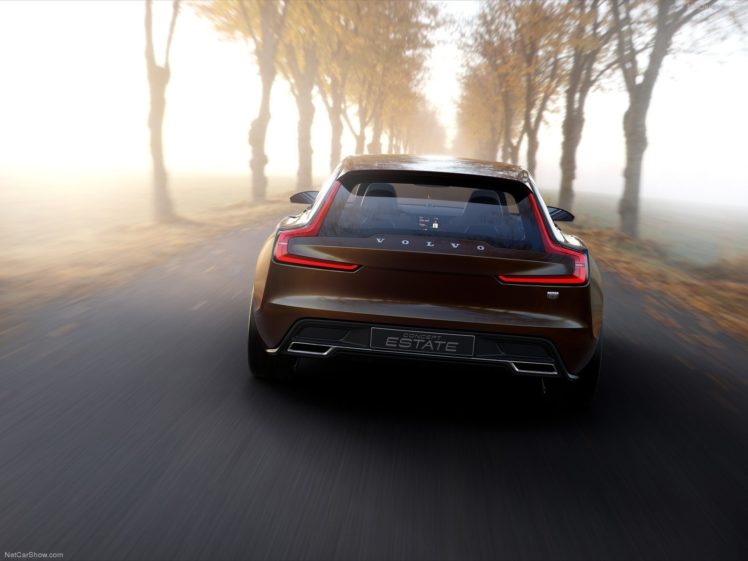 2014, Brown, Cars, Concept, Estate, Motors, Road, Speed, Volvo, Wagon HD Wallpaper Desktop Background