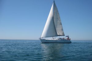 barco, Velero, Mar