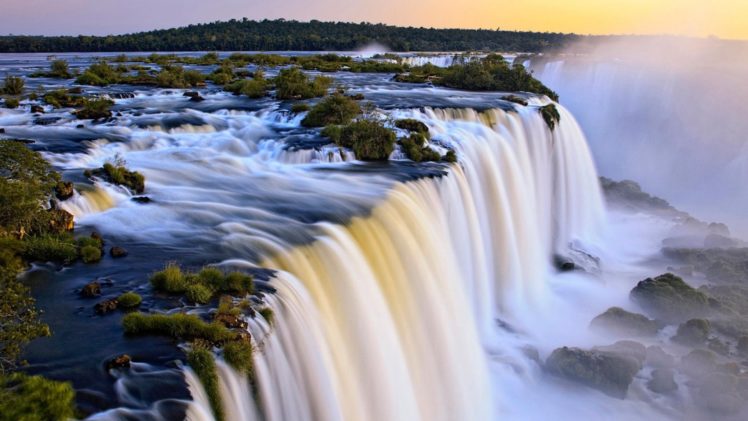 argentina, Waterfalls HD Wallpaper Desktop Background