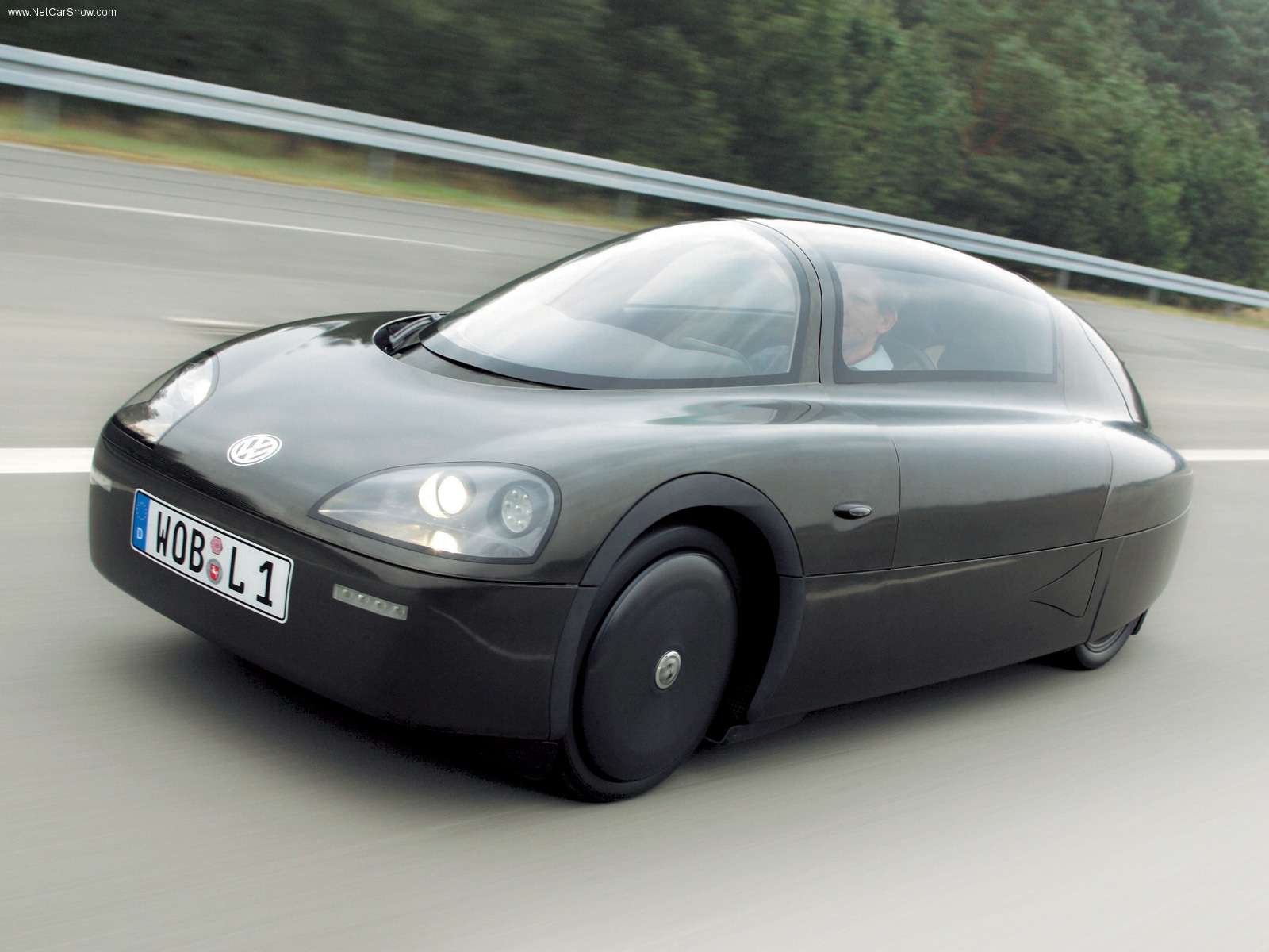 volkswagen, 1 litre, Car, Concept, 2003 Wallpaper