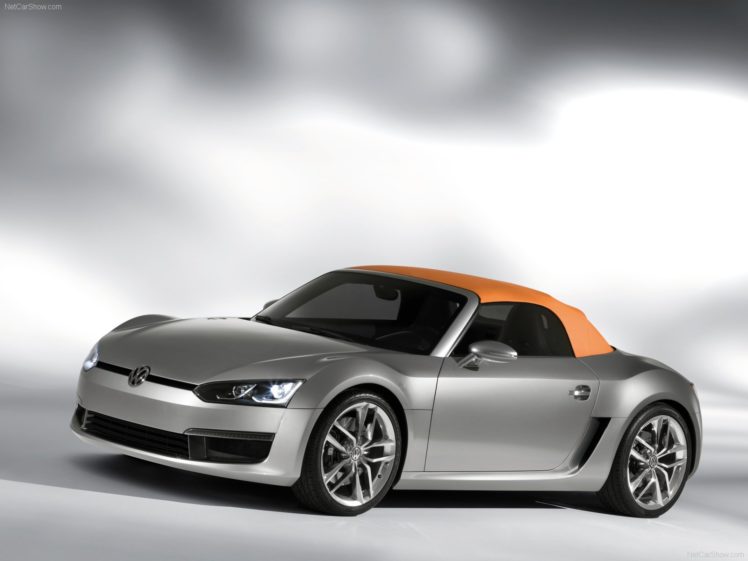 bluesport, Concept, Volkswagen, Cars, Convertible, 2009 HD Wallpaper Desktop Background