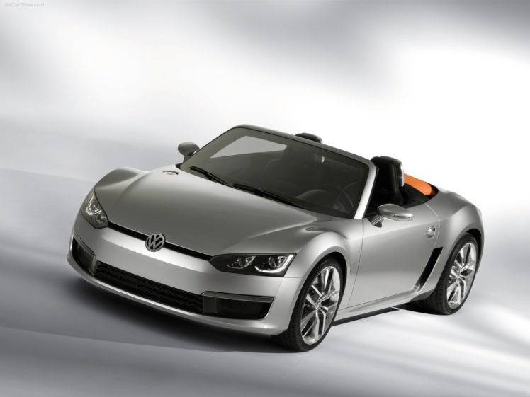bluesport, Concept, Volkswagen, Cars, Convertible, 2009 HD Wallpaper Desktop Background