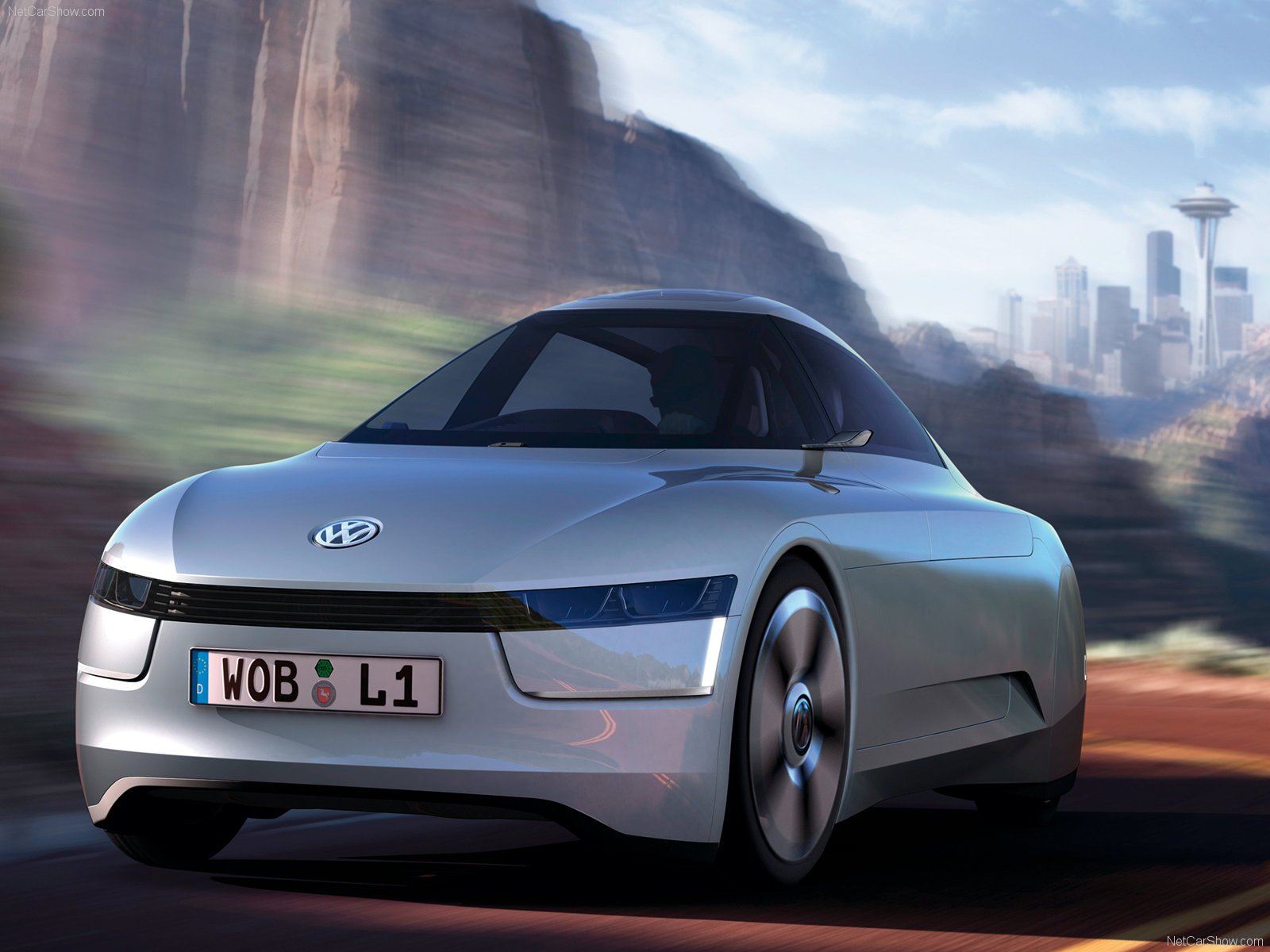 volkswagen, L1, Concept, Cars, 2009 Wallpaper