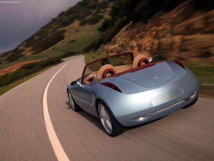 renault, Wind, Concept, Cars, Convertible, 2004 HD Wallpaper Desktop Background