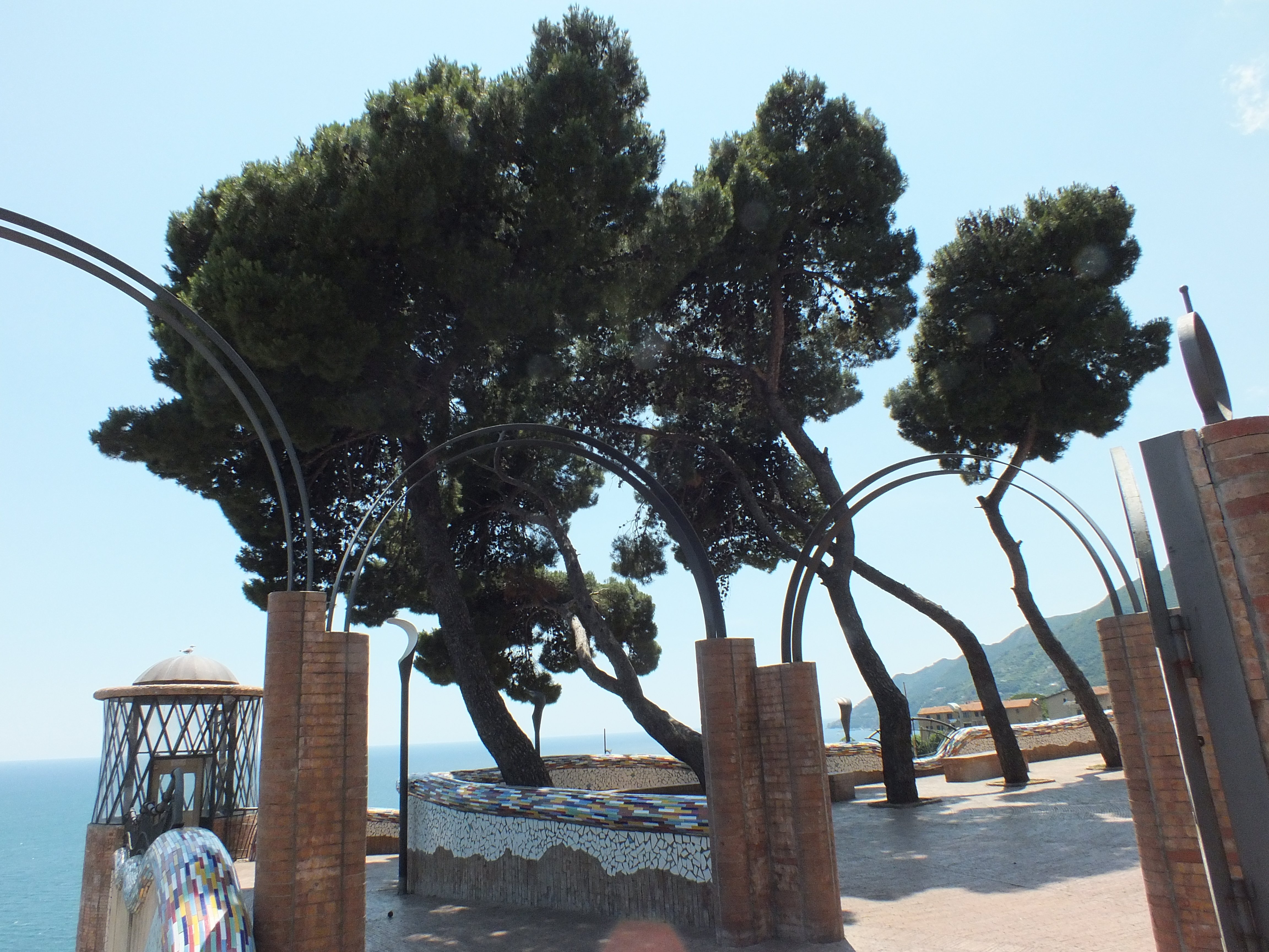 park, Nature, Sea, Ocean, Garden, Green, Alley, Promenade, Trees, Plants Wallpaper