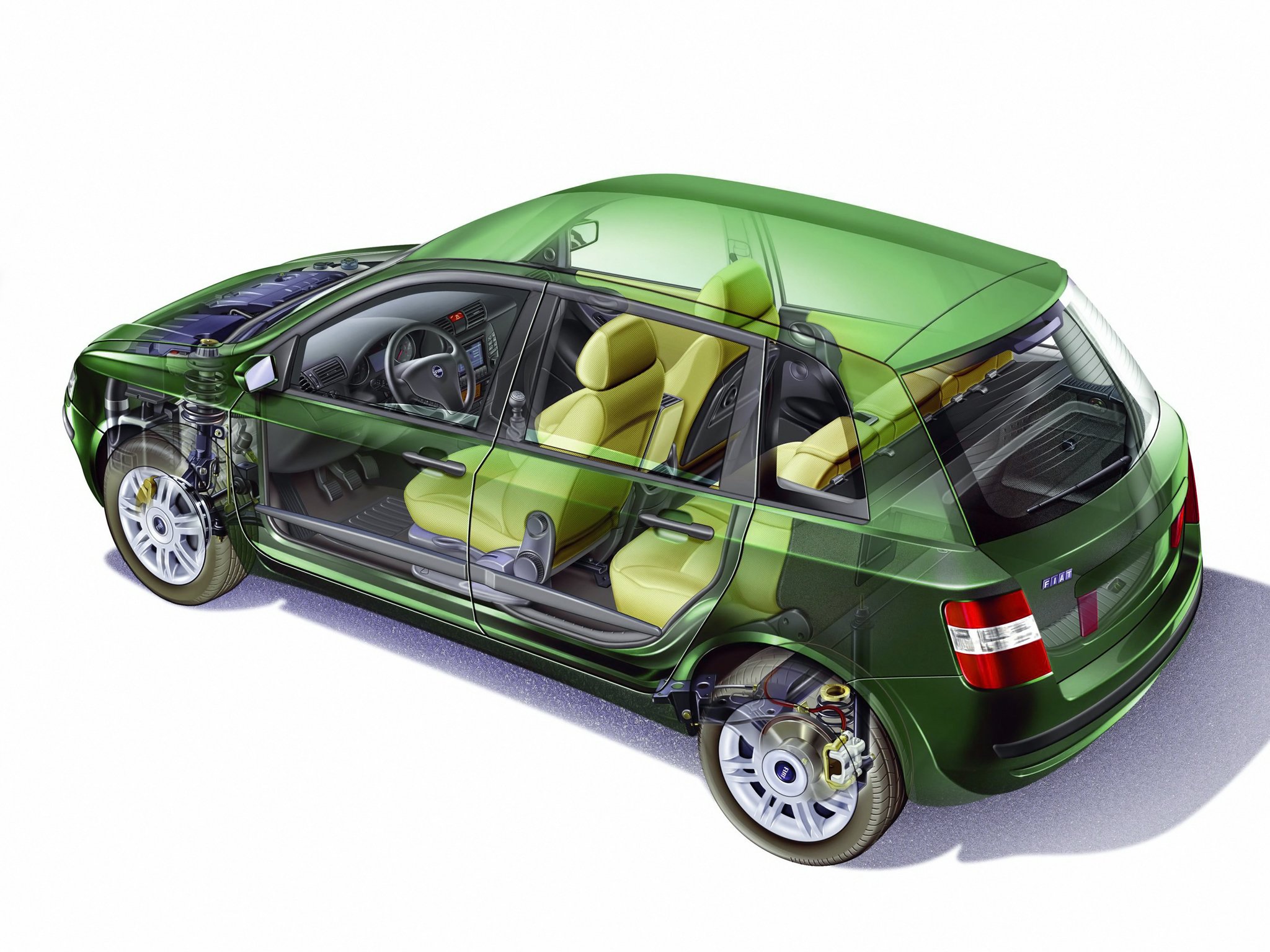 fiat, Stilo, Coupe, Technical, Cars Wallpaper