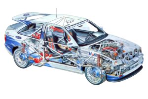 ford, Escort, Rs, Cosworth, Rally, Car, Technical