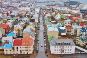 reykjavik, Islandia, Europa, Ciudad, Edificios
