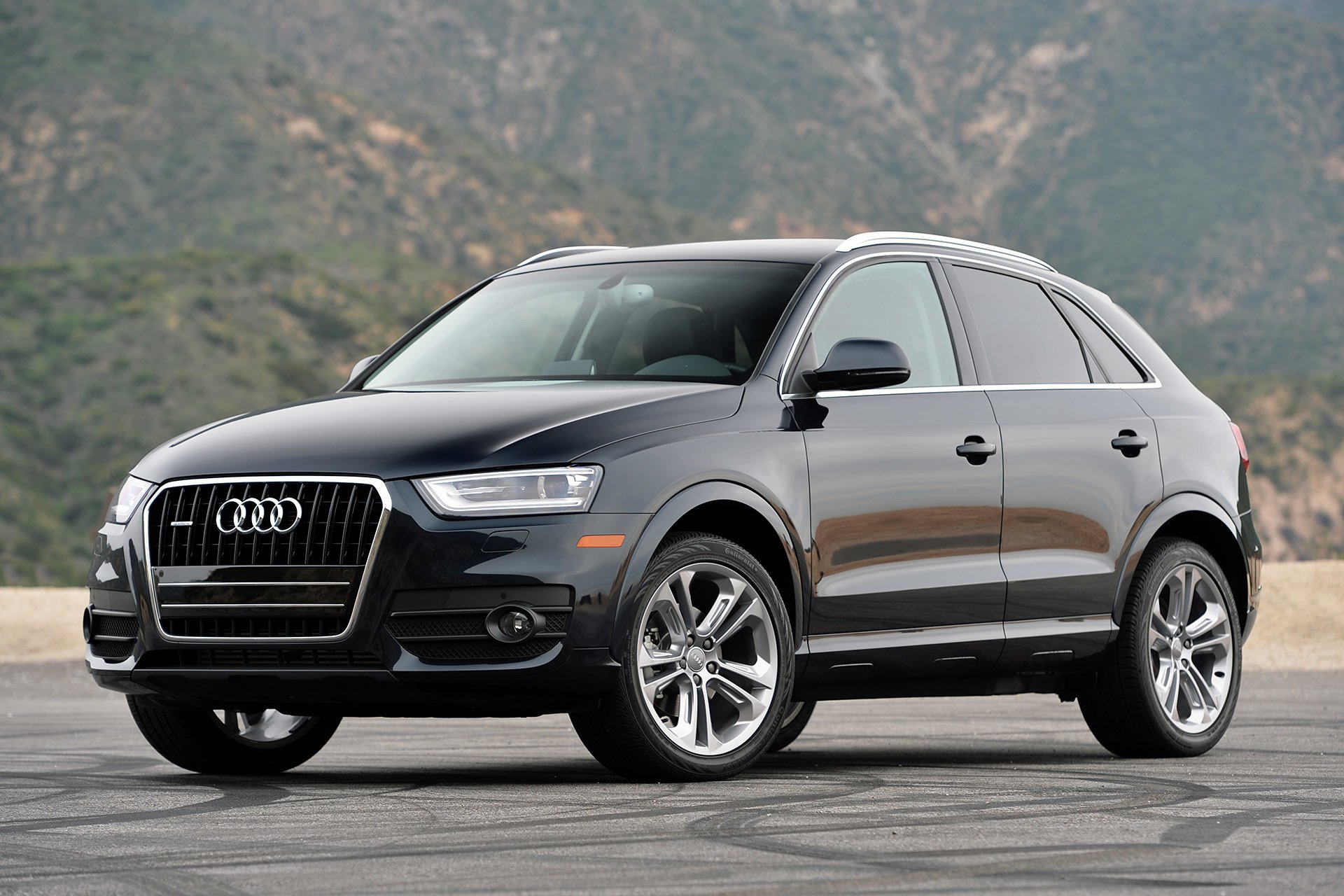 2015, Audi, Q3, Cars, Suv, Black Wallpaper