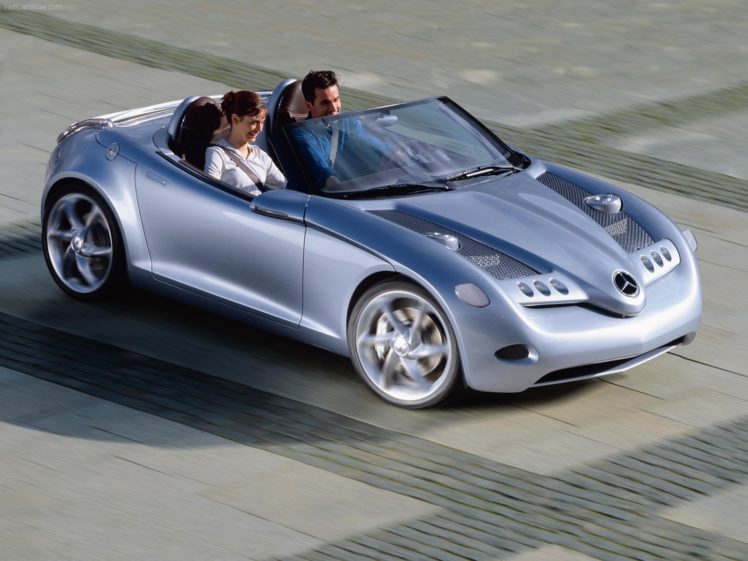 mercedes, Benz, Vision, Sla, Concept, Cars, Convertible, 2000 HD Wallpaper Desktop Background
