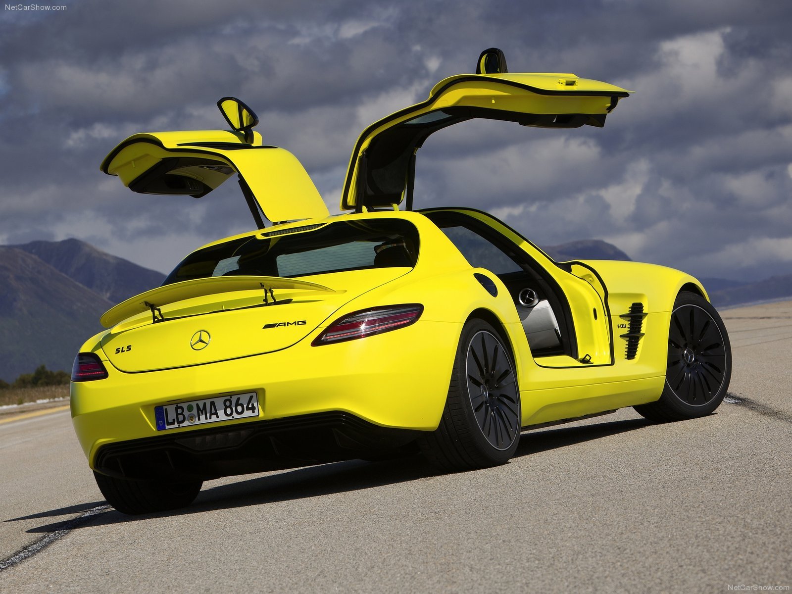 mercedes, Benz, Sls, Amg, E cell, Concept, Cars, Electric, 2010 Wallpaper