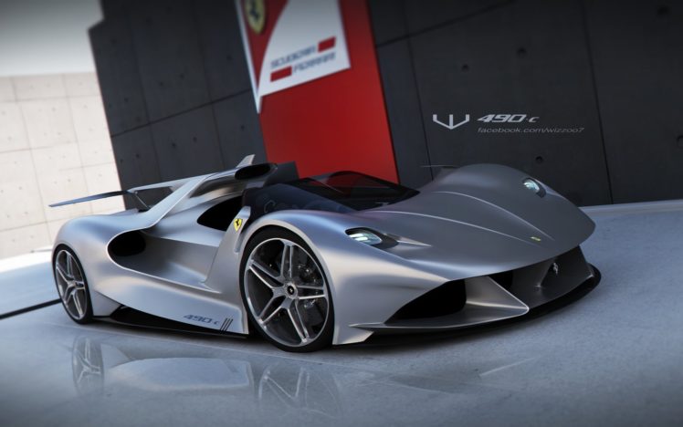 ferrari, F490, Competizione, Concept, Cars HD Wallpaper Desktop Background