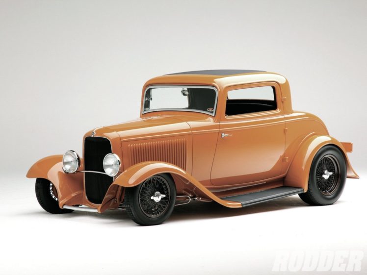 1932, Ford, Coupe, 3, Window, Hotrod, Hot, Rod, Streetrod, Street, Usa, 1600×1200 07 HD Wallpaper Desktop Background