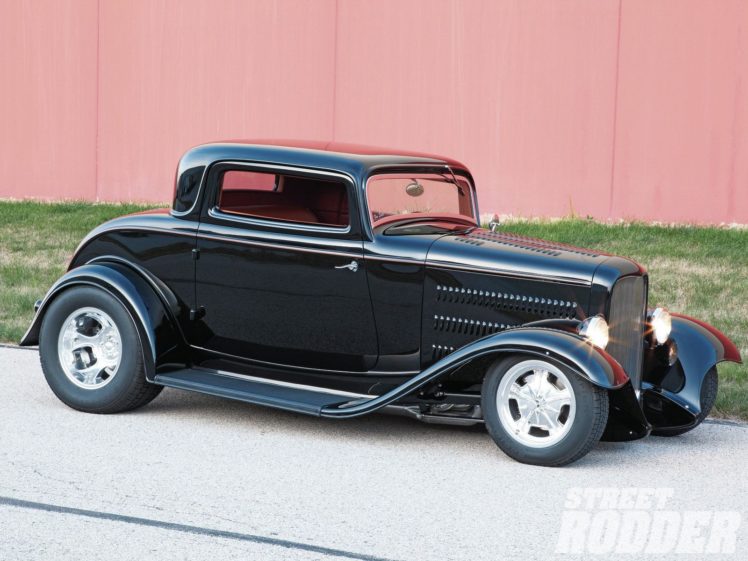 1932, Ford, Coupe, 3, Window, Hotrod, Hot, Rod, Streetrod, Street, Usa, 1600×1200 22 HD Wallpaper Desktop Background