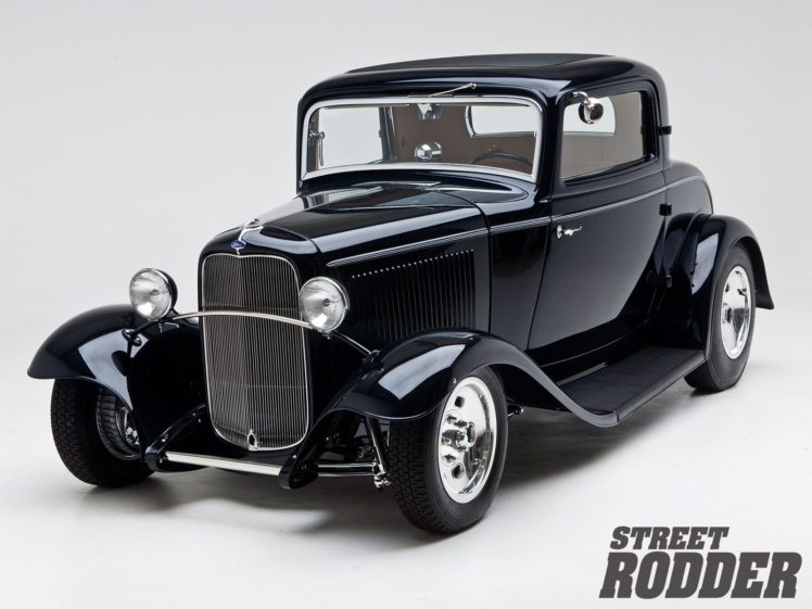 1932, Ford, Coupe, 3, Window, Hotrod, Hot, Rod, Streetrod, Street, Usa, 1600×1200 24 HD Wallpaper Desktop Background