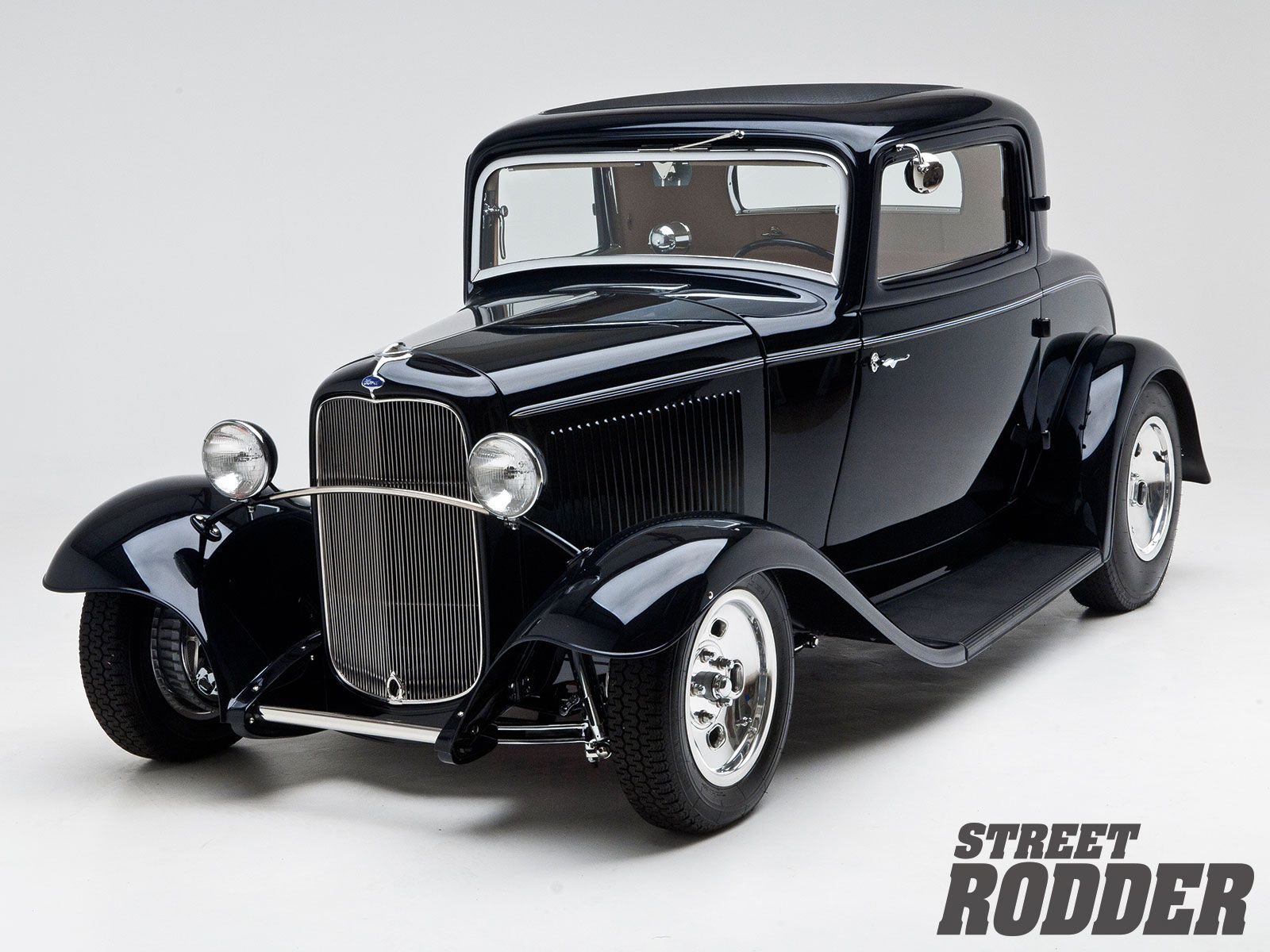 1932, Ford, Coupe, 3, Window, Hotrod, Hot, Rod, Streetrod, Street, Usa, 1600x1200 24 Wallpaper