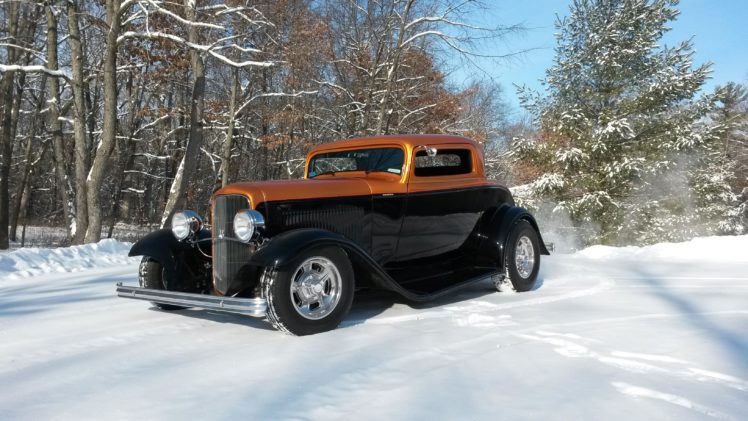 1932, Ford, Coupe, 3, Window, Hotrod, Hot, Rod, Streetrod, Street, Usa, 2560×1920 04 HD Wallpaper Desktop Background