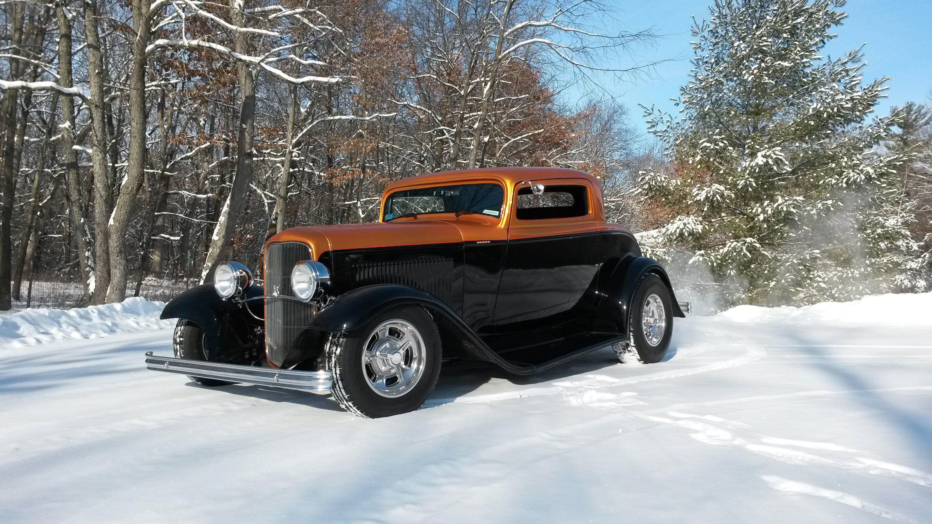 1932, Ford, Coupe, 3, Window, Hotrod, Hot, Rod, Streetrod, Street, Usa, 2560x1920 04 Wallpaper