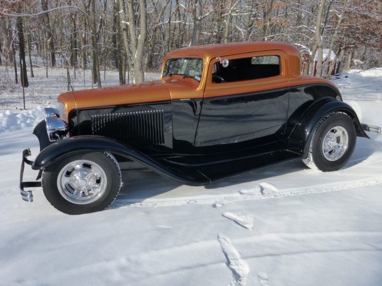 1932, Ford, Coupe, 3, Window, Hotrod, Hot, Rod, Streetrod, Street, Usa, 2560×1920 06 HD Wallpaper Desktop Background
