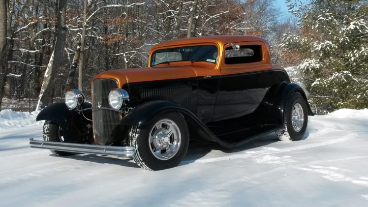 1932, Ford, Coupe, 3, Window, Hotrod, Hot, Rod, Streetrod, Street, Usa, 2560×1920 08 HD Wallpaper Desktop Background