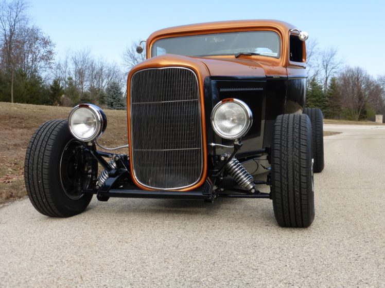 1932, Ford, Coupe, 3, Window, Hotrod, Hot, Rod, Streetrod, Street, Usa, 2560×1920 10 HD Wallpaper Desktop Background