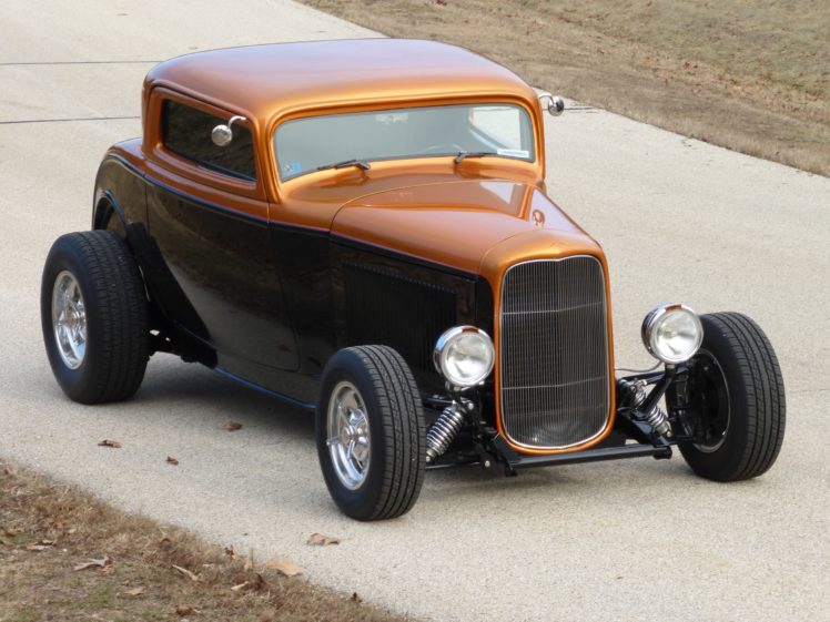 1932, Ford, Coupe, 3, Window, Hotrod, Hot, Rod, Streetrod, Street, Usa, 2560×1920 16 HD Wallpaper Desktop Background