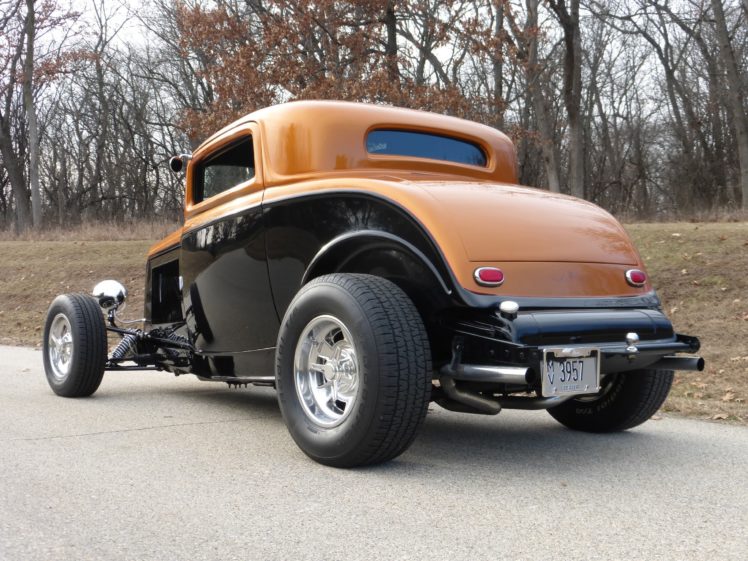 1932, Ford, Coupe, 3, Window, Hotrod, Hot, Rod, Streetrod, Street, Usa, 2560×1920 15 HD Wallpaper Desktop Background