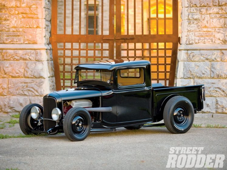 1932, Ford, Pickup, Hotrod, Hot, Rod, Custom, Old, School, Usa, 1600×1200 01 HD Wallpaper Desktop Background