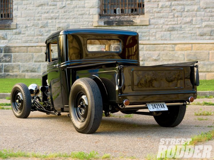 1932, Ford, Pickup, Hotrod, Hot, Rod, Custom, Old, School, Usa, 1600×1200 02 HD Wallpaper Desktop Background