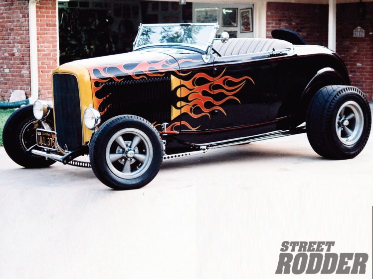 1932, Ford, Roadster, Hotrod, Hot, Rod, Custom, Old, School, Usa, 1600×1200 30 HD Wallpaper Desktop Background