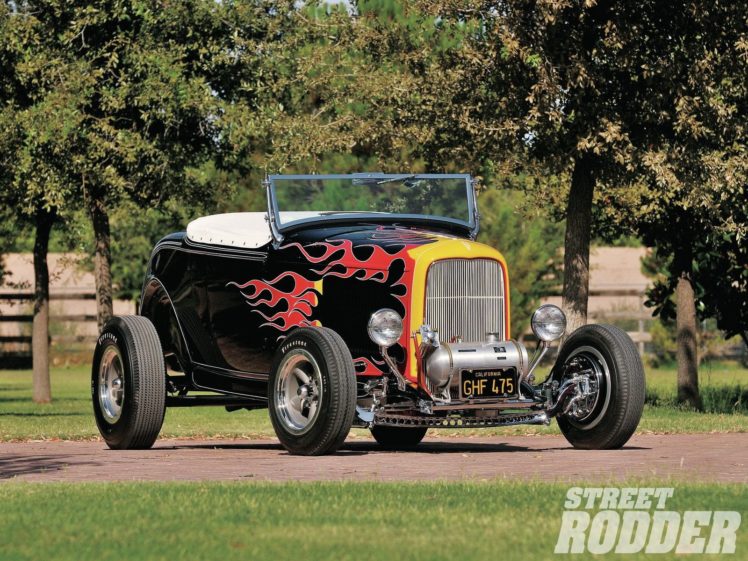 1932, Ford, Roadster, Hotrod, Hot, Rod, Custom, Old, School, Usa, 1600×1200 31 HD Wallpaper Desktop Background